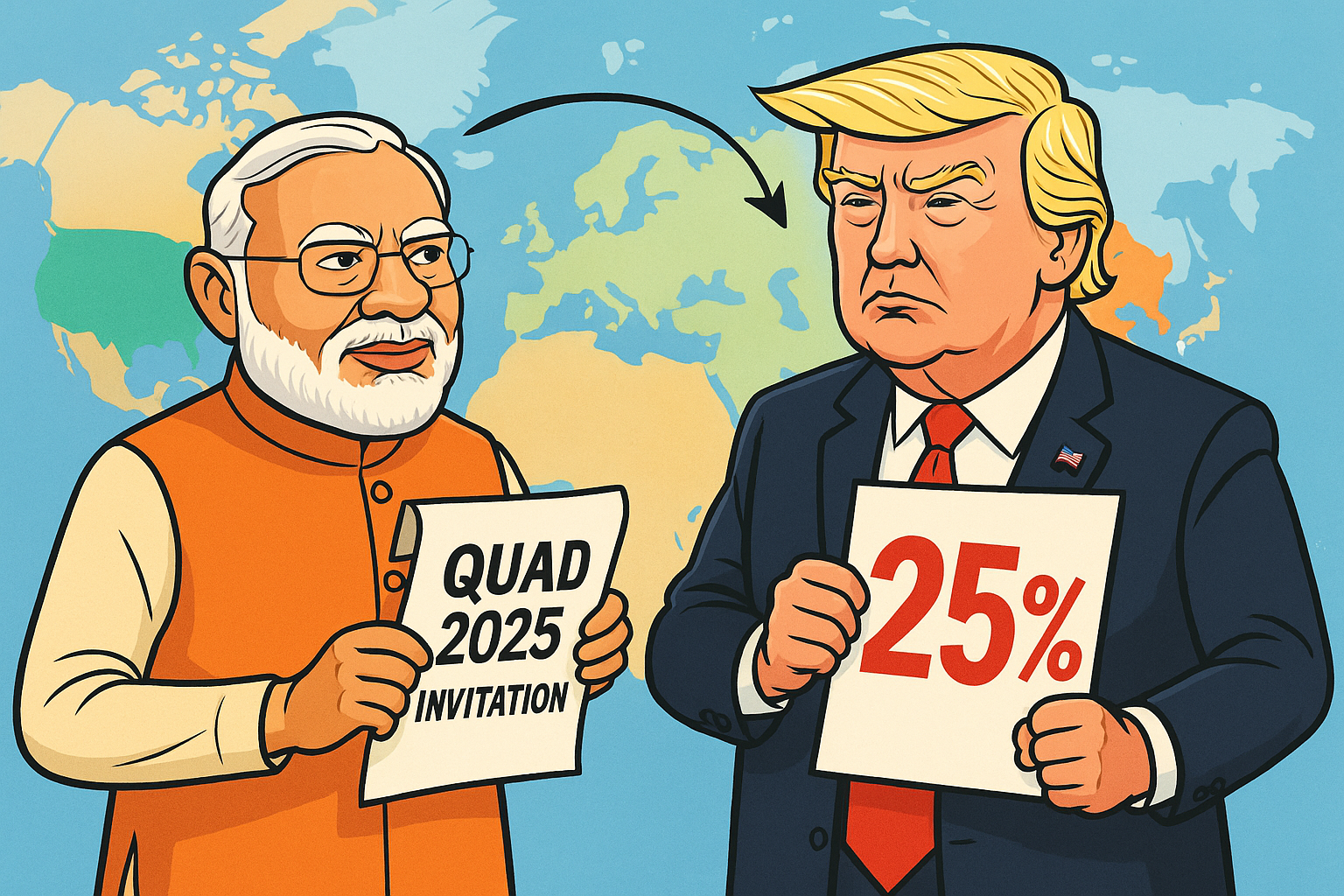 Modi’s Strategic Moves Trigger Trump’s 25% Economic Charge