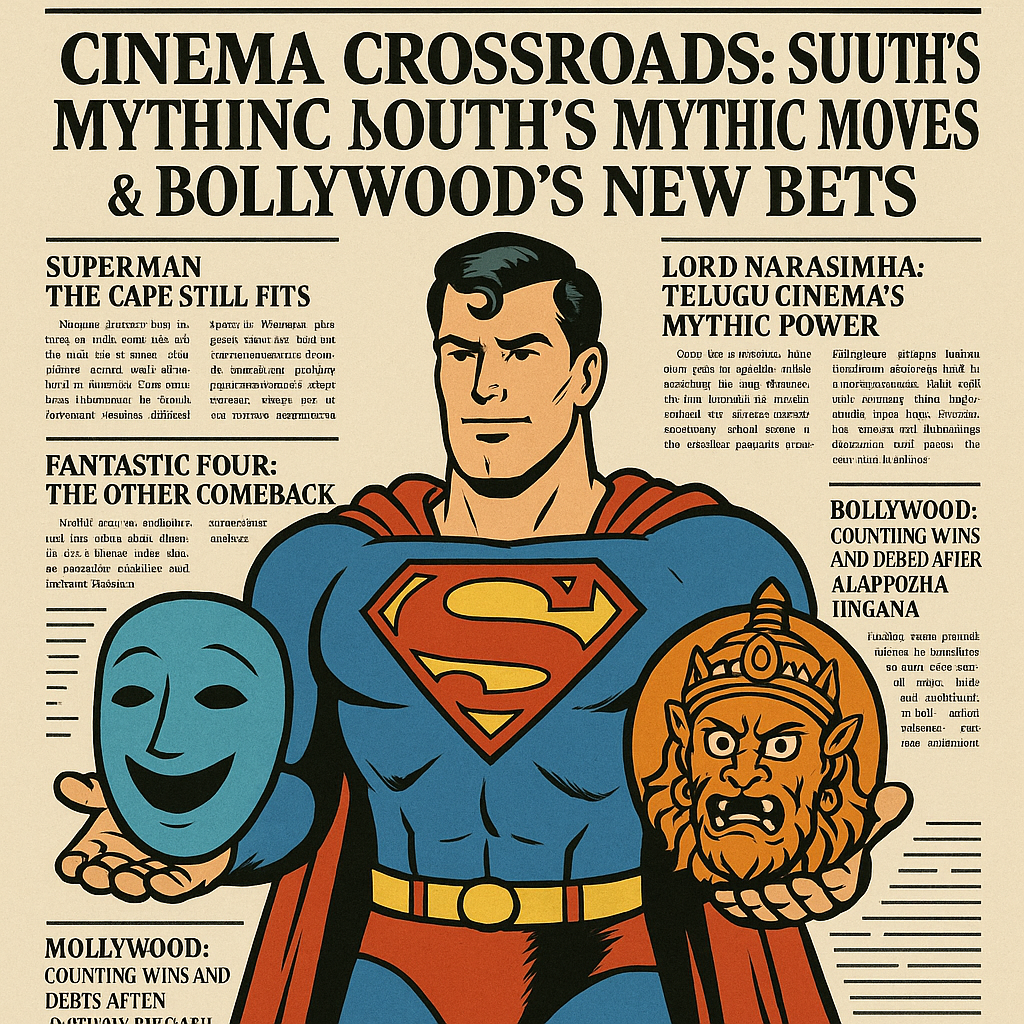Cinema Crossroads: Superman Returns, South’s Mythic Moves & Bollywood’s New Bets